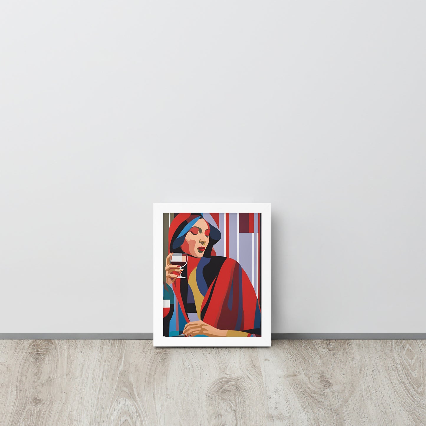 Wine Moment | Wood Framed Print - Blisscotto